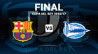 Entrega de 6 entradas para la final de la Copa del Rey, entre el FC Barcelona y Deportivo Alaves.